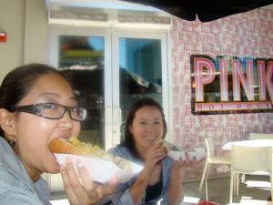 las vegas vip experience, Hot lunch at Pink s