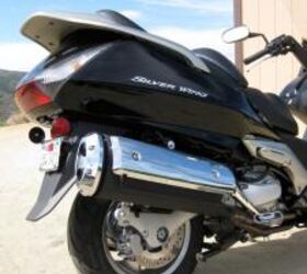 2011 honda silver wing abs review motorcycle com, Baby got back