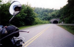 three up on the parkway, Tunnels punctuate the early parts of the Parkway Take it easy they re usually wet inside