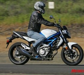2009 suzuki gladius review motorcycle com, Easy fitting rider triangle means a cozy ride though the seat is a bit on the firm side Could the Gladius become the next commuter cum weekend warrior champ on a budget