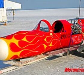 bonneville 2007, The headlining event at BUB s fourth annual Speed Trials was of course the 300 mph plus streamliners Mediocre salt conditions thwarted attempts to challenge last year s record breaking shootout