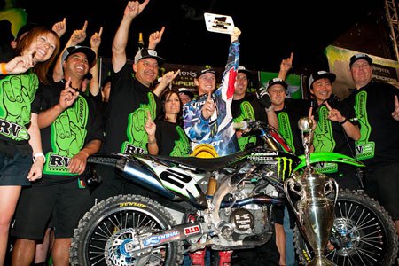 ama sx 2011 las vegas results, Ryan Villopoto captured his first AMA Supercross Championship in one of the most competitive seasons in recent memory