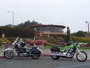 tours of victory motorcycle com, The Golden Gate Bridge is somewhere in the fog Really