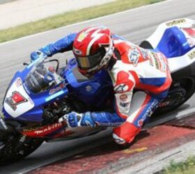 ama pro racing denies mladin appeal, Unlike the dramatic finish to the 2007 championship which was decided by a single point in the final race Ben Spies 2008 title was decided not on the track but in a post race inspection