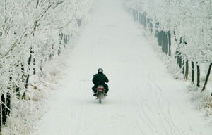 winter preparation two viable choices for riders, Many of us have ridden street machines in the snow but we do not really recommend it It s too easy to slip into a slide you won t recover from