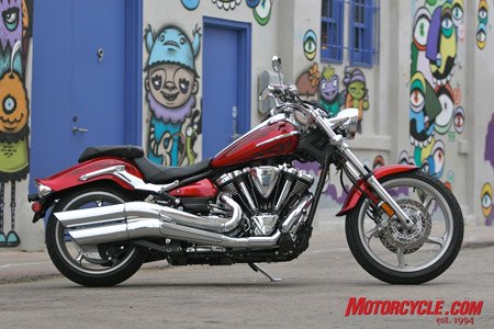 state of the cruiser address, Yamaha s Star line accounts for 30 of its bike sales The 08 Raider is an example of how the brand attempts to stay ahead of a softening market by providing a brand experience that is a little more wild edgy and not following cruiser convention