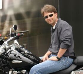 2010 triumph thunderbird designer motorcycle com, Prentice first worked with Triumph on the Rocket III Touring model