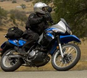 riding with the wind of change motorcycle com, The do it all KLR650 has been taken to a higher level