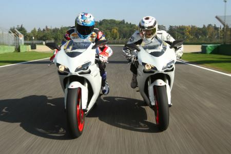 motogp 2010 estoril preview, Kevin Duke right recently got the chance to ride with Carlos Checa at a press event for the Ducati 848 EVO