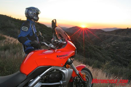 2008 kawasaki versys road test motorcycle com, The Versys Dawn of a new standard