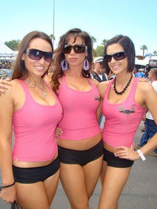 2009 las vegas bikefest report, The Shocking Pink Sisters strut their sizzling stuff at the 9th annual Las Vegas BikeFest