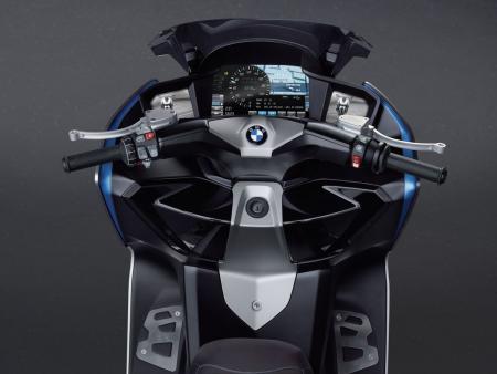 eicma 2010 bmw concept c, Elements like the rear view LED screens are unlikely to make it into the final product