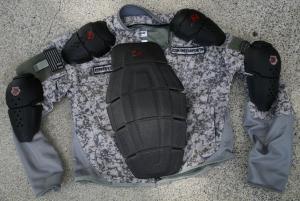 icon operator gear review, Icon Hooligan jackets feature CE approved elbow and shoulder armor along with a dual density foam back pad Photo by Holly Marcus