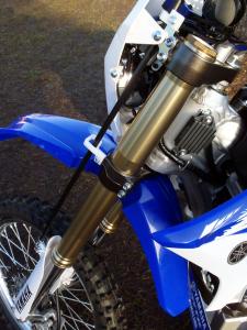 2012 yamaha wr450f review motorcycle com, The Speed Sensitive fork from Yamaha is excellent