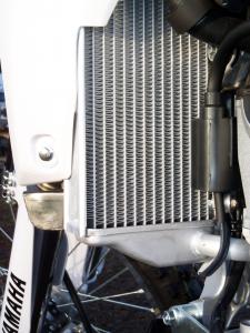 2012 yamaha wr450f review motorcycle com, Big radiators provided excellent cooling performance in our first runs