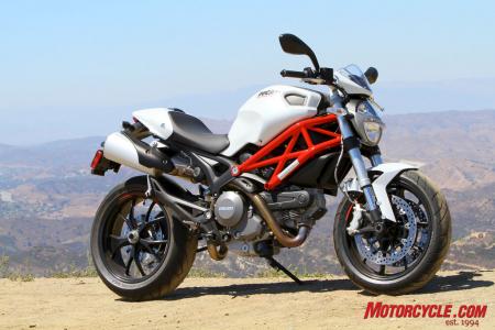 2011 ducati monster 796 review motorcycle com, The 2011 Monster 796 expands Ducati s Monster line to three base models and fits perfectly between the smaller and larger displaced 696 and 1100 Monsters