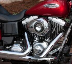2012 harley davidson models updates motorcycle com, Along with the new Dyna Switchback joining Harley s family of 32 motorcycles the other big news for 2012 from H D is that the Twin Cam 103 now powers most Big Twin bikes