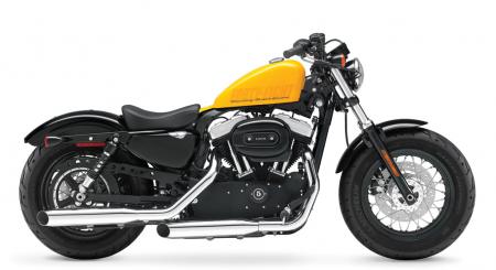 2012 harley davidson models updates motorcycle com, All Sporties will roll on Michelin tires in 2012 The Forty Eight also gets slightly revised fuel tank graphics