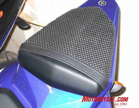 triboseat anti slip seat cover review, Triboseat for a Yamaha R6 First grippy tires now a grippy seat You ll never get rid of that annoying passenger