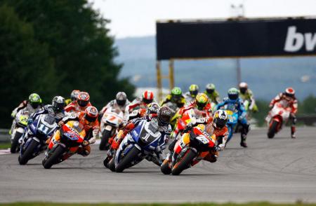 2011 motogp brno results, Dani Pedrosa Jorge Lorenzo and Casey Stoner each had their moments in the lead but in the end it was Stoner out in front for his sixth win of the season Photo by GEPA Pictures