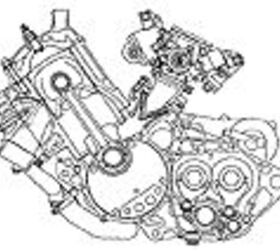 honda exp 2 motorcycle com, Cut away diagram of the EXP 2 motor