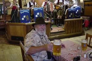 beach s classic alpine adventure, No trip to Germany would be complete without visiting a few Bier Gartens Here I hoist a small stein in the most famous of them all the Hofbrau Haus in Munich This ancient and giant establishment is where Hitler started his National Socialist Party