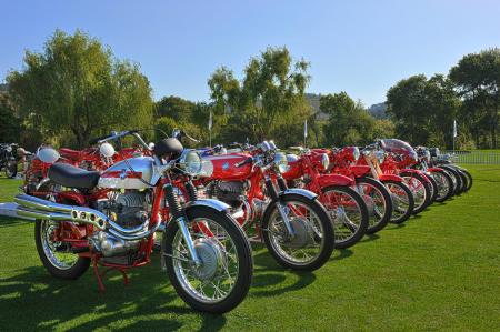 2012 quail motorcycle gathering video, Thirty three of Gary Kohs 71 post war MV Agustas were on display at the Quail The entire collection will be auctioned this August at the Pebble Beach Concours d Elegance