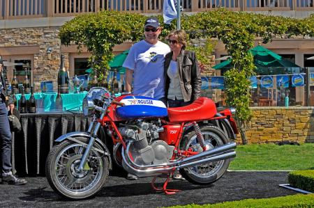 2012 quail motorcycle gathering video, Simon Graham s 1974 MV Agusta 750 S was named Best in Show