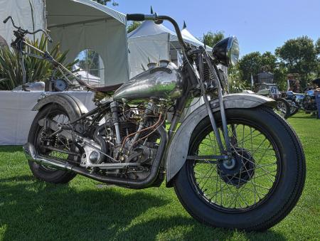 2012 quail motorcycle gathering video, Earning the Industry Award was this 2012 Crocker Big Tank owned by Michael Schacht