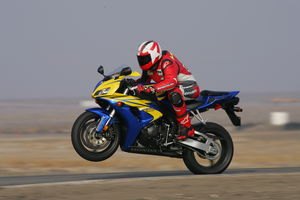 2006 honda cbr 1000rr motorcycle com, Sure this is just a little wheelie Read on to find out why Sean is being so cautious