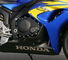 2006 honda cbr 1000rr motorcycle com, The huge grey engine covers are magnesium does that mean Honda is showing off with the reduced fairing coverage