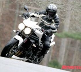2008 triumph urban sports review motorcycle com, A re tooled Speed Triple is the biggest news from Triumph for 2008