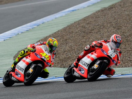 motogp 2011 estoril preview, Yes it s true Nicky Hayden is currently ahead of his much heralded Ducati teammate Valentino Rossi