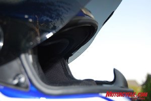 scorpion exo 1000 helmet closeout EXO-R1 Air Carbon Rastor Full Face White/Green/Blue / L tuned shell sculpture helps reduce aerodynamic drag Scorpion EXO R1 Air Helmet