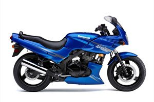 motorcycle com, The 2009 Ninja 500R is available in Candy Plasma Blue