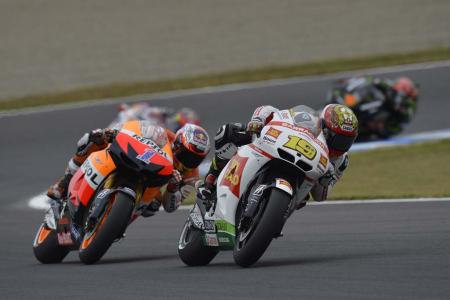 motogp 2012 motegi results, Alvaro Bautista justified his new contract extension by taking another podium position ahead of the returning Casey Stoner and Tech3 s Andrea Dovizioso