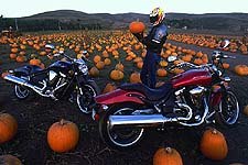 first ride 2002 yamaha road star warrior motorcycle com, We ll leave his sexual preferences alone at this time though we will tell you that through no fault of Yamaha or their Warrior Calvin was seen riding a pumpkin at one point
