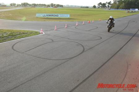 2009 buell 1125cr review motorcycle com, Guinness book of world record holder for the longest stoppie Craig Jones http craigjones com leaves his mark on the Spreewaldring Craig s record was achieved on an XB12R traveling 873 feet on the front wheel