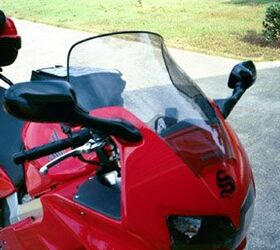 living with the vfr, The Givi windscreen raises the airflow about four inches
