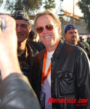 love ride 25 and california bike week, Peter Fonda has been there from the beginning