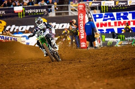 ama sx 2011 los angeles results, Ryan Dungey won the inaugural L A round of the AMA Supercross Championship Including the 2010 rounds before his injury Villopoto has won 9 of his last 12 Supercross races