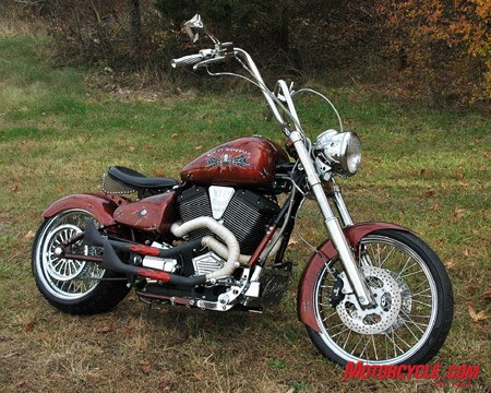 old 97 choppers, Here s Old 97 Chopper s Spider Biker custom that s been outfitted with a myriad of hop up goodies