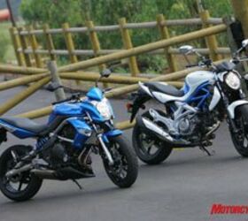 2009 naked middleweight comparison motorcycle com, Both new middleweights put the naked twist on recent model platforms