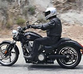 2010 victory vegas 8 ball review motorcycle com, The 8 Ball is for the lone wolf rider there are no passenger foot pegs and it has a solo saddle
