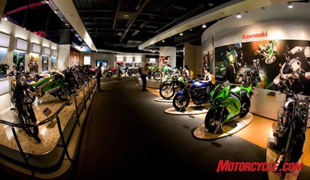 kawasaki japan tour, Kawasaki Good Times World showcases Team Green s vast diversity of shipbuilding rail and aerospace but the main focus is on the consumer powersports products we re all familiar with