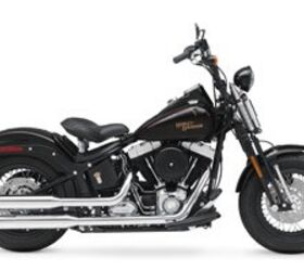 featured motorcycle brands, The Harley Davidson Cross Bones features a black springer fork rims and engine assembly