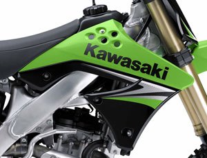 motorcycle com, The green plastic shrouds and have a longer lasting finish and few graphics to wear off