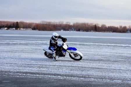 motorcycle racing on ice video, The words of wisdom most commonly shared with us while learning how to ride on ice When in doubt gas it out
