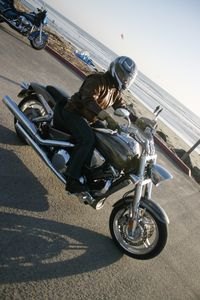 2005 honda vtx1800f motorcycle com, Tons of torque right off idle make the VTX a cinch to maneuver at low speeds