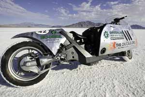 biodiesel powered bmw bike breaks land speed record